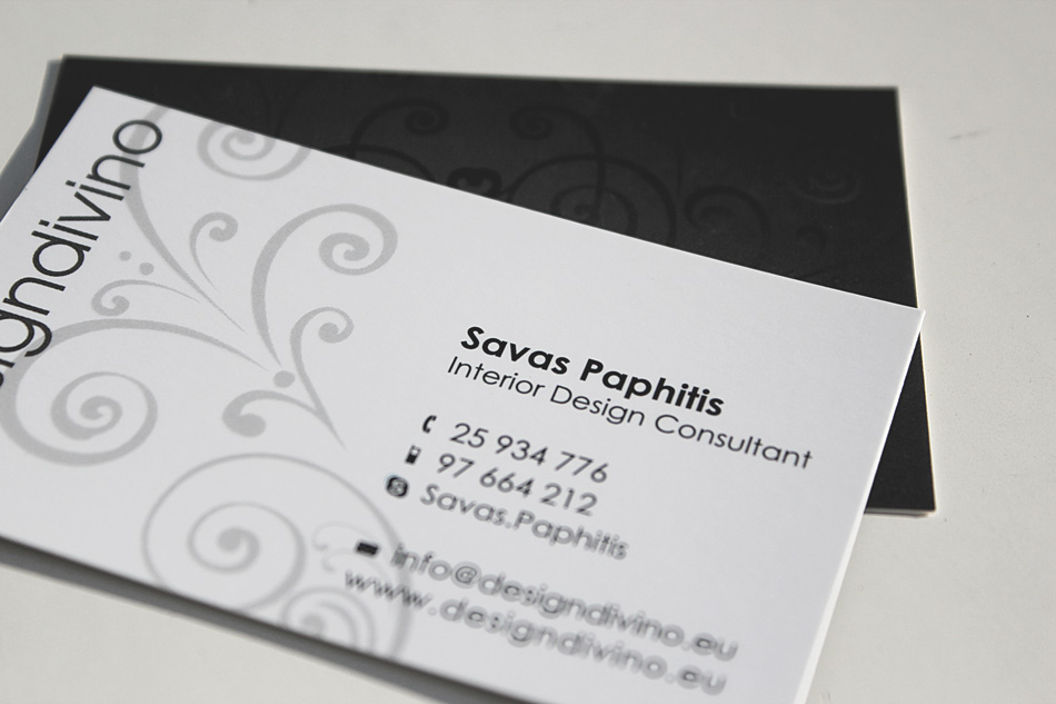 interior designer business cards